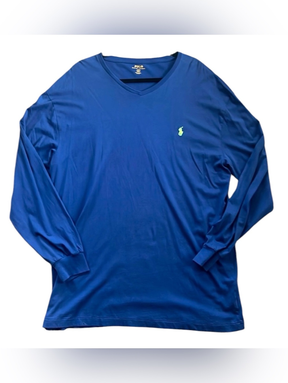 Polo Jersey Long Sleeve V Neck
